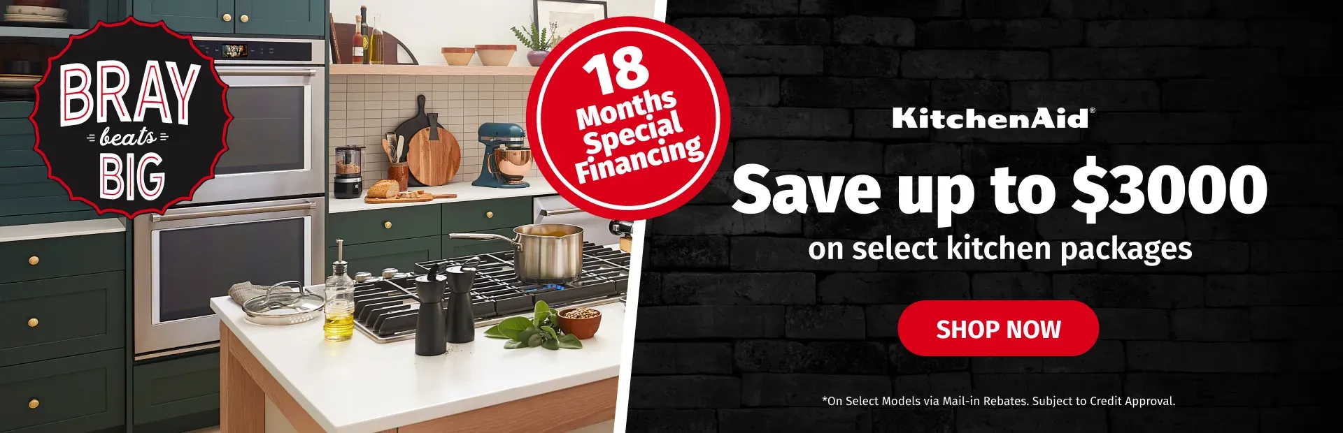 Bray Beats Big KitchenAid